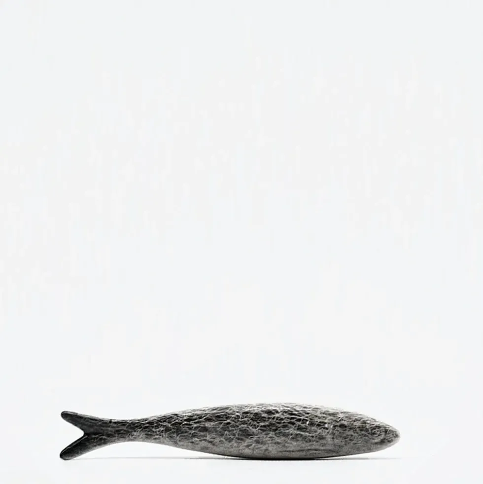 Sardine en céramique naturaliste de Caldas da Rainha