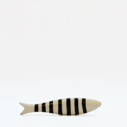 Sardine en céramique à poser - Noire