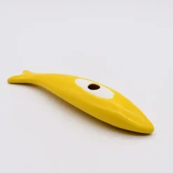 Sardine lisse en céramique - Jaune