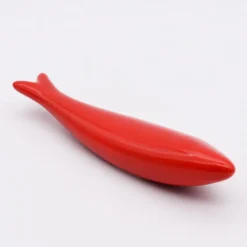 Sardine lisse en céramique - Rouge