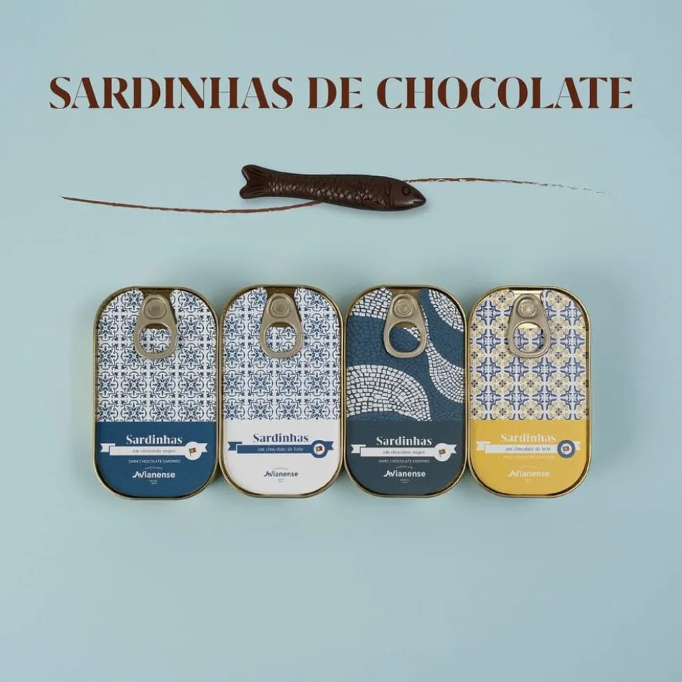 Sardines en chocolat noir