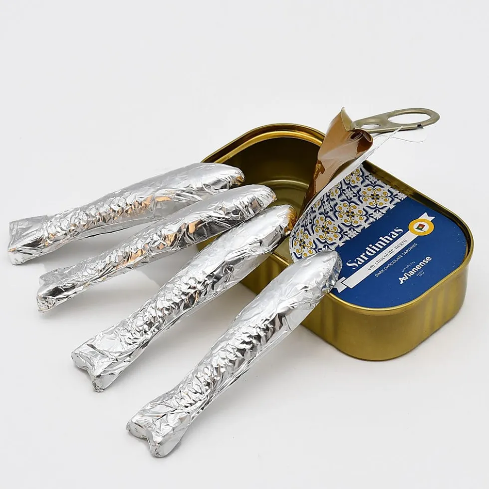 Sardines en chocolat noir