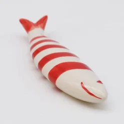 Sardine souriante en céramique - Rouge