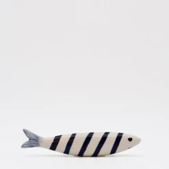 Sardine souriante en céramique - Bleue