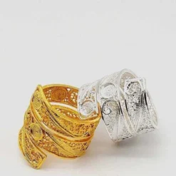 Serpente I Bague en filigrane d'argent