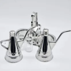 Service de table huile- vinaigre - sel - poivre en inox