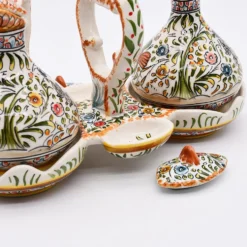 Service de table huile - vinaigre - sel - poivre en céramique de Coimbra