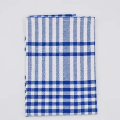 Serviettes de table à carreaux en coton