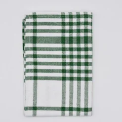 Serviettes de table à carreaux en coton