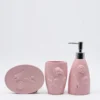 Set de salle de bain en céramique - Rose