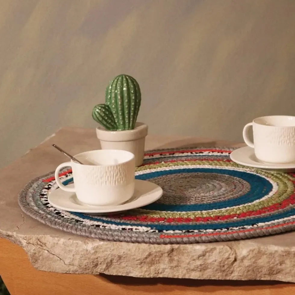 Set de table en fibres naturelles recyclées