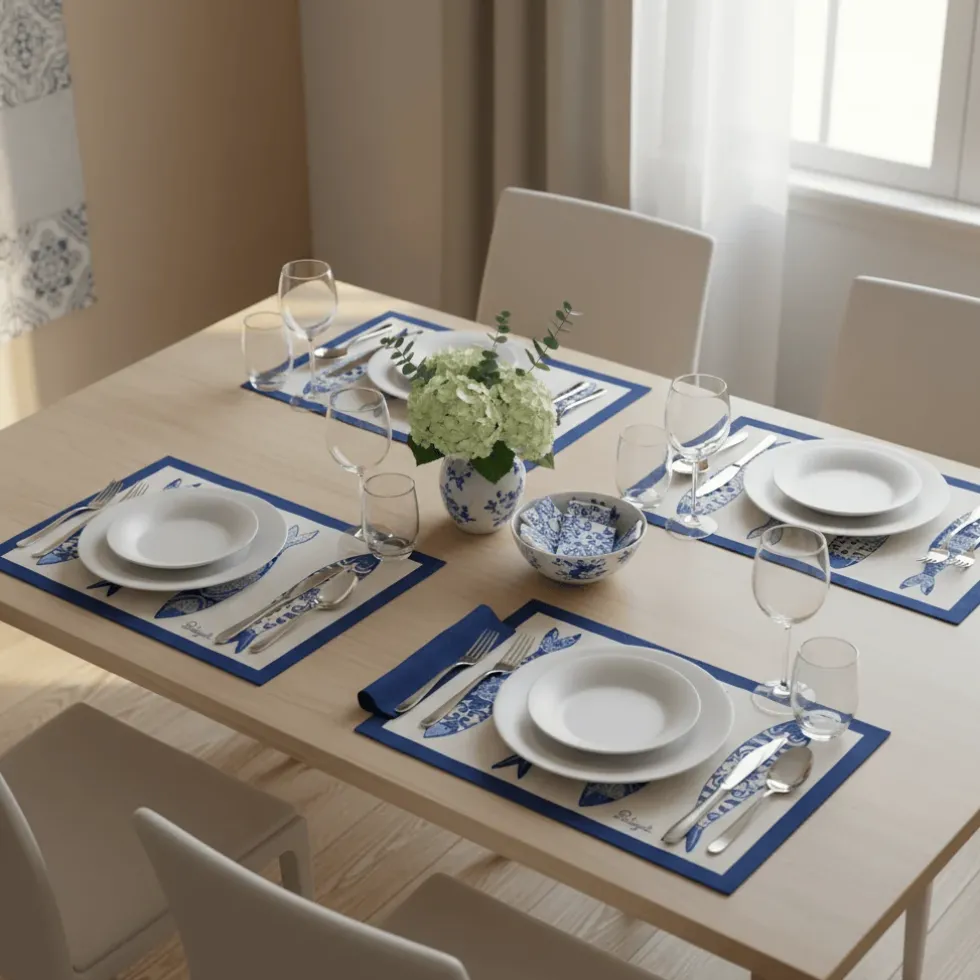 Set de table "Sardinhas"- Lot de 2