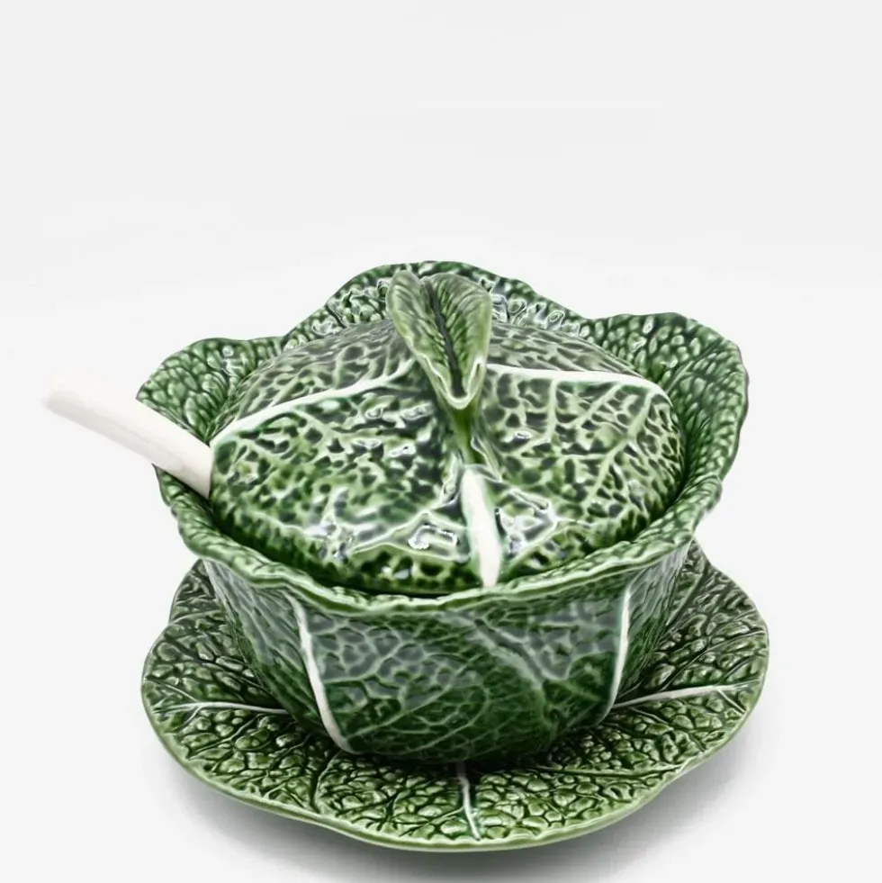 Soupière en céramique en forme de chou - 20cm