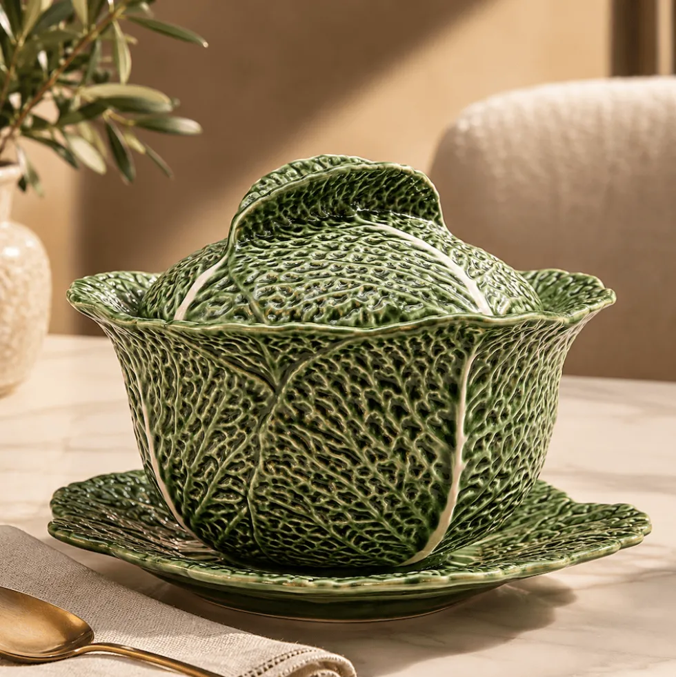 Soupière en céramique en forme de chou - 27cm