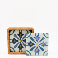 Sous-verres en verre de Marinha Grande" - 6 motifs