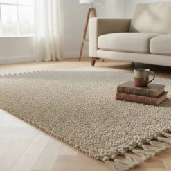 Tapis Artisanal - Beige