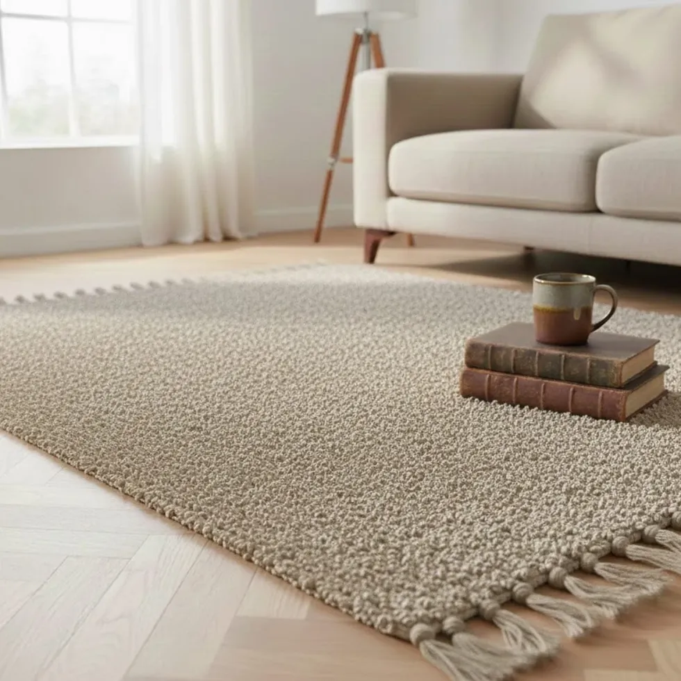 Tapis Artisanal - Beige
