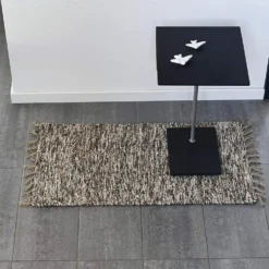 Tapis Artisanal - Beige moucheté