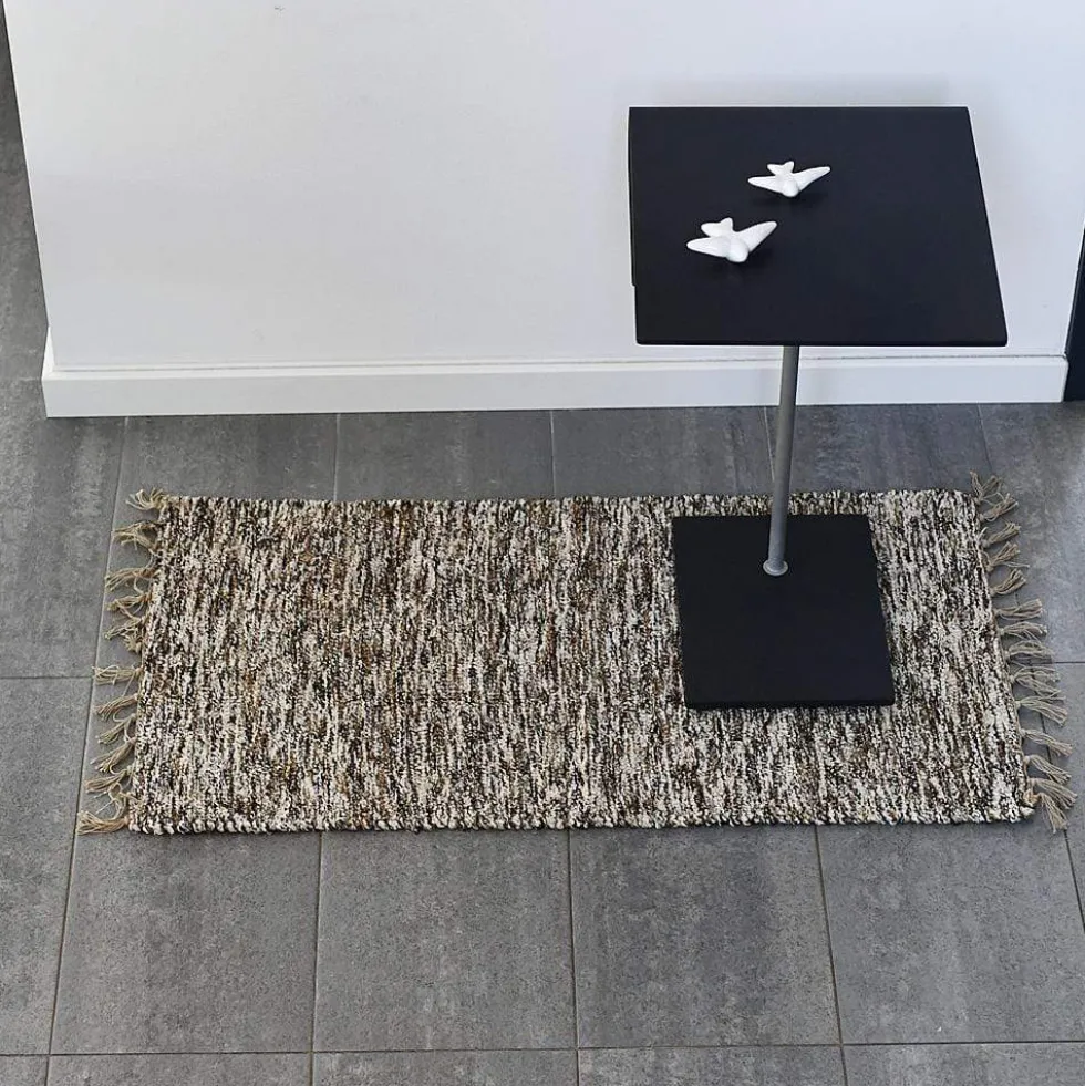 Tapis Artisanal - Beige moucheté