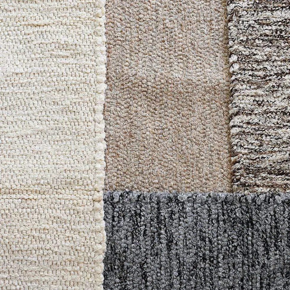 Tapis Artisanal - Gris moucheté