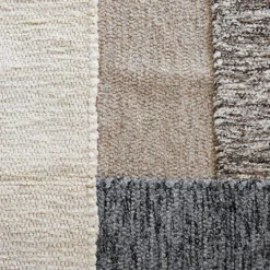 Tapis Artisanal - Gris moucheté