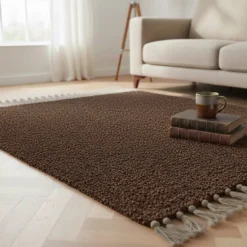 Tapis Artisanal - Marron