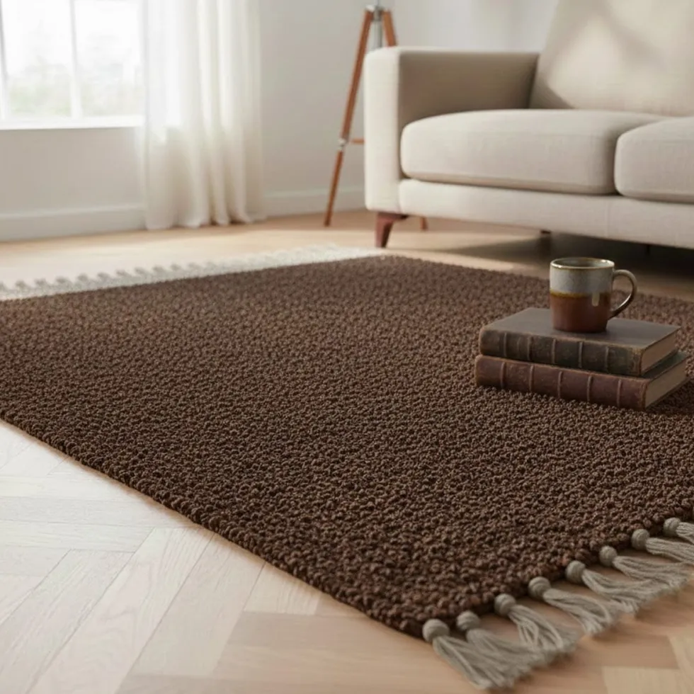 Tapis Artisanal - Marron