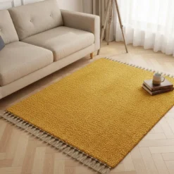 Tapis Artisanal - Ocre