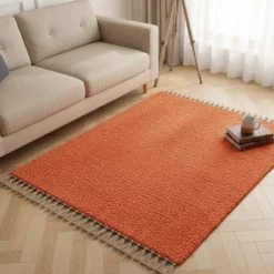 Tapis Artisanal - Orange