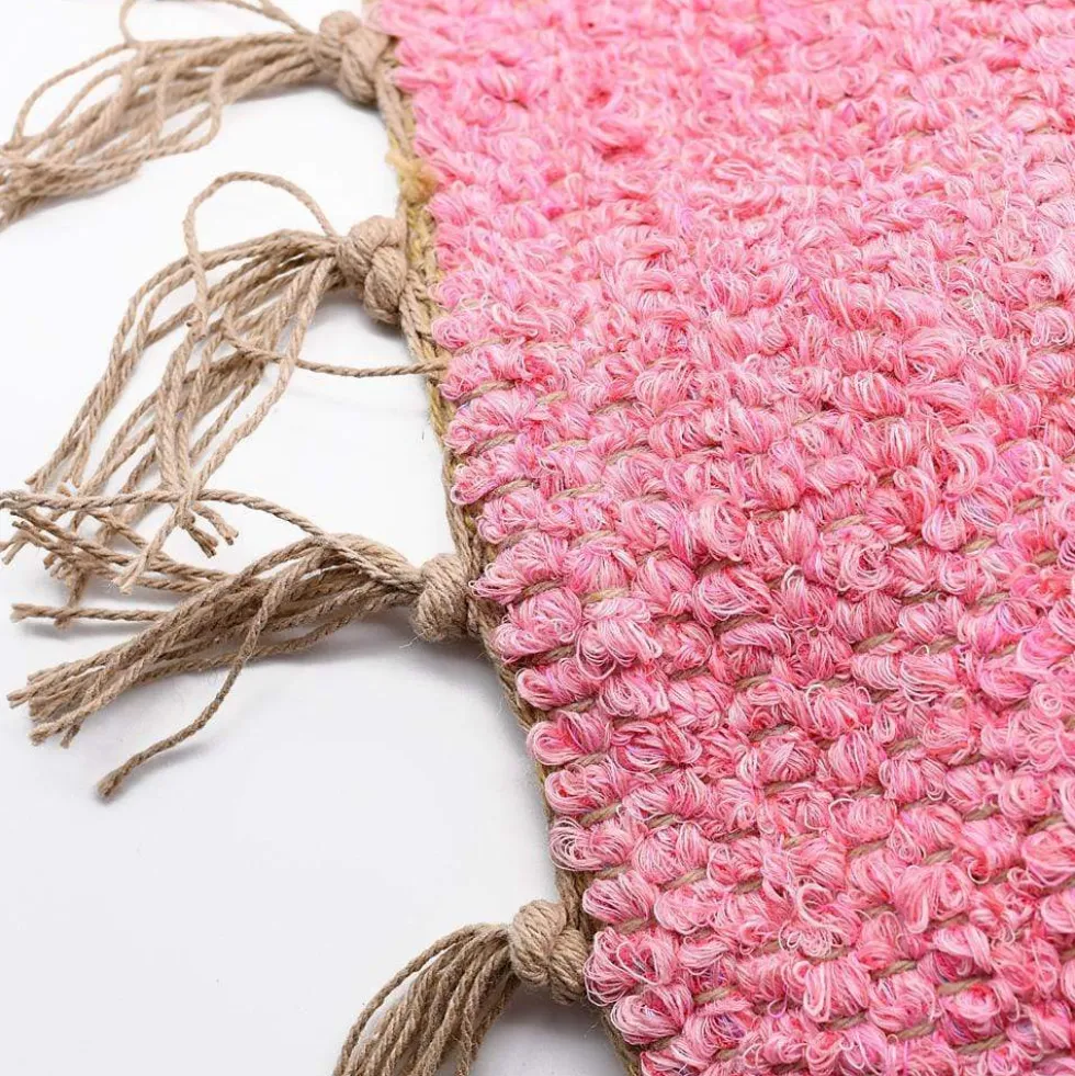 Tapis Artisanal - Rose