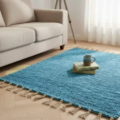 Tapis Artisanal - Turquoise