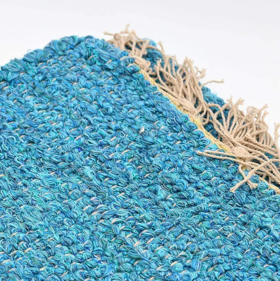Tapis Artisanal - Turquoise