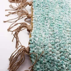 Tapis Artisanal - Vert d'eau