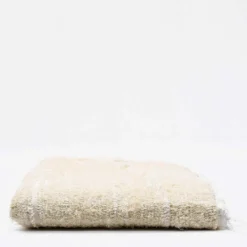Tapis en coton Blanc écru