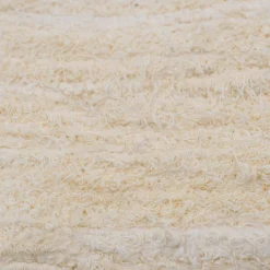 Tapis en coton Blanc écru