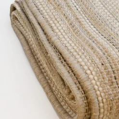 Tapis en fibres mélangées - Beige