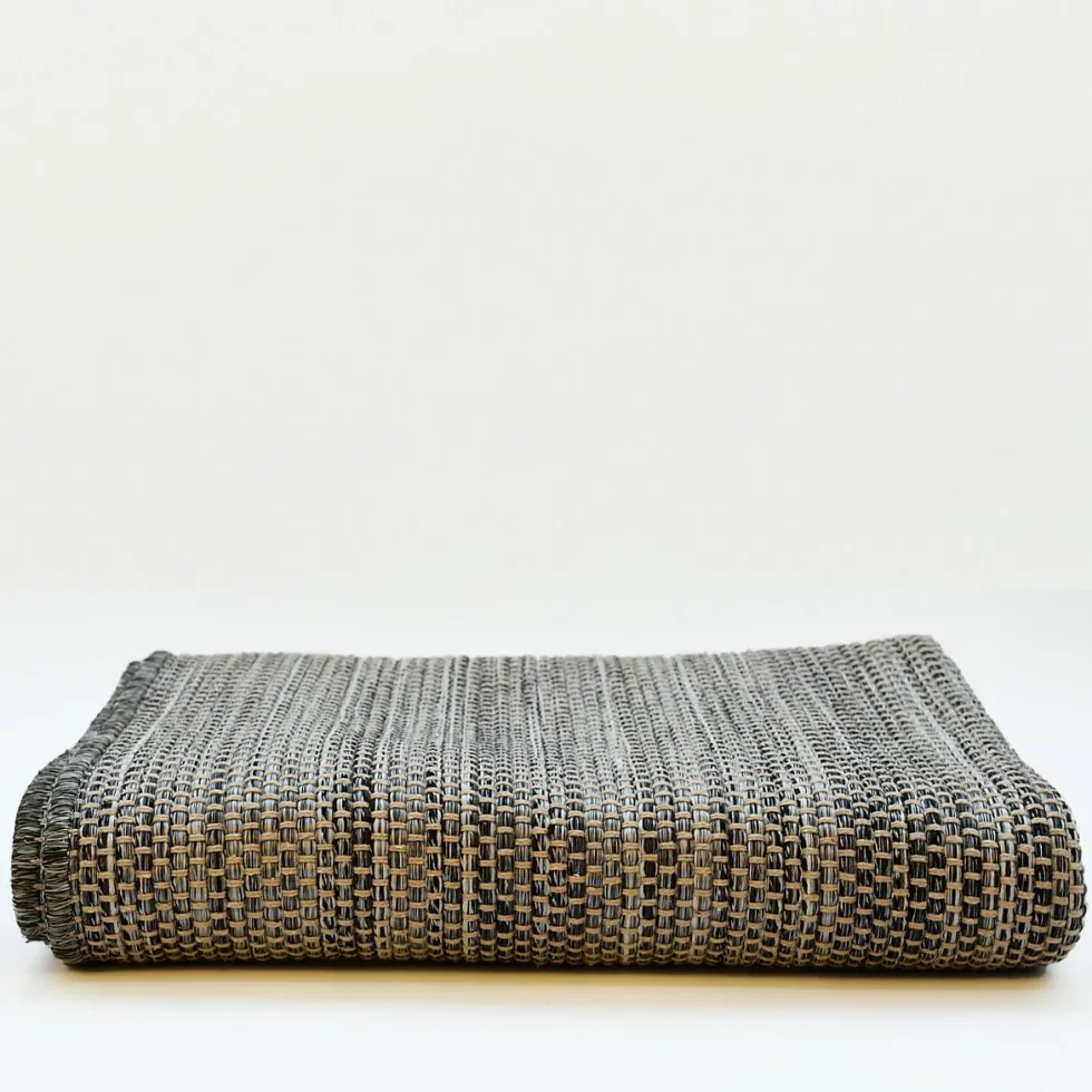 Tapis en fibres mélangées - Gris