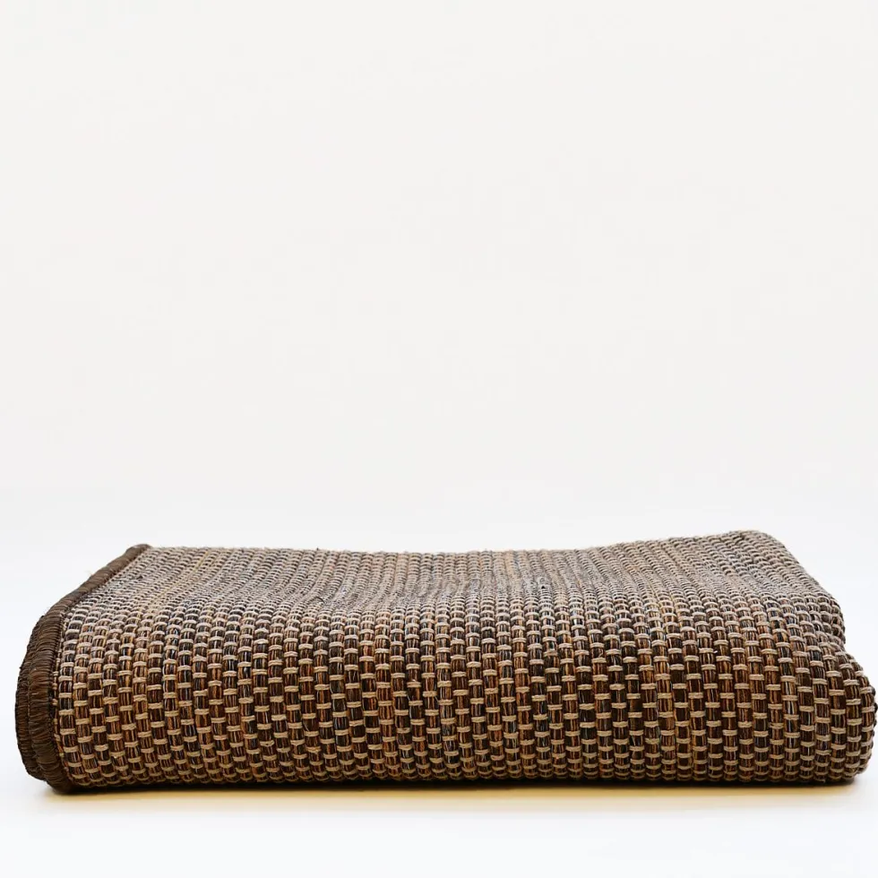 Tapis en fibres mélangées - Marron