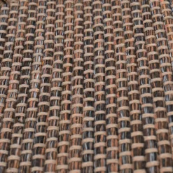 Tapis en fibres mélangées - Marron