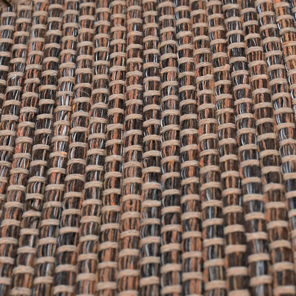 Tapis en fibres mélangées - Marron