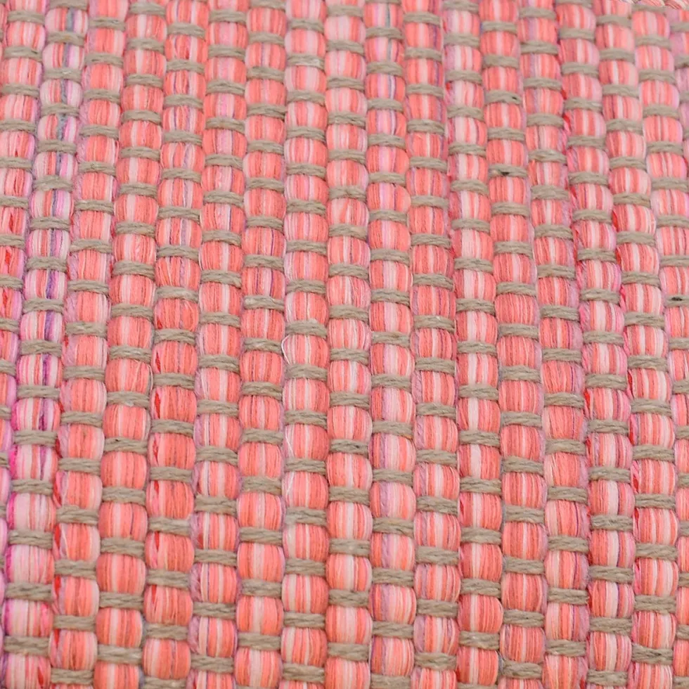 Tapis en fibres mélangées - Rose