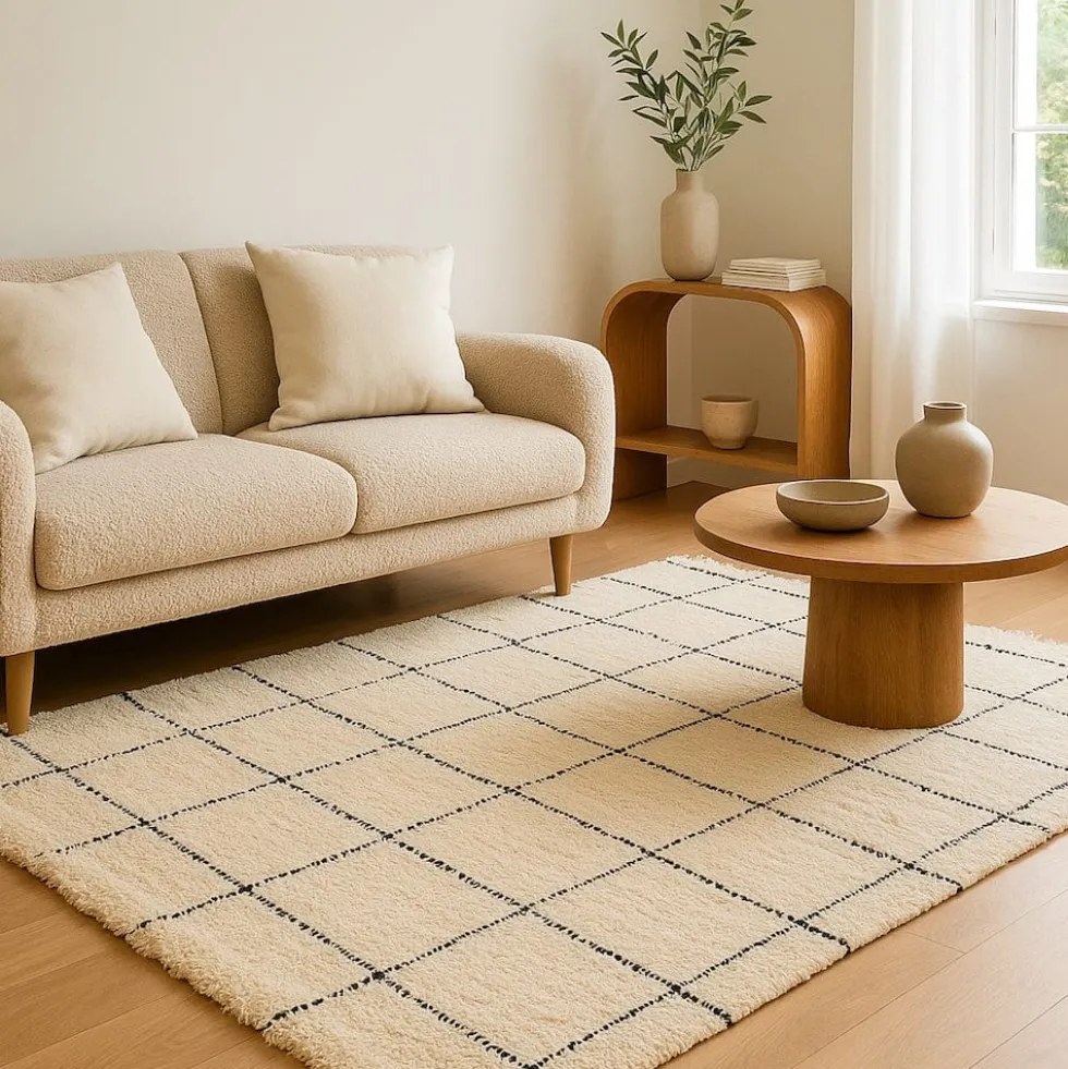 Tapis en fibres recyclées "Mara"