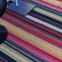Tapis fin en coton 210x150 - Rouge