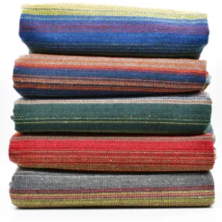 Tapis fin en coton 210x150 - Vert