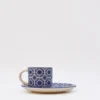 Tasse à café en céramique "Padrão" - Bleu