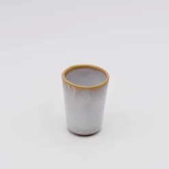 Tasse à espresso en grès "Amazonia" Blanche