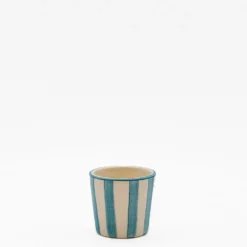 Tasse à espresso rayée