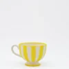 Tasse à pied "Costa Nova Mar" - Jaune