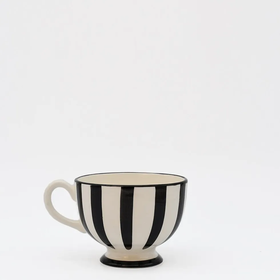 Tasse à pied "Costa Nova Mar" - Noire