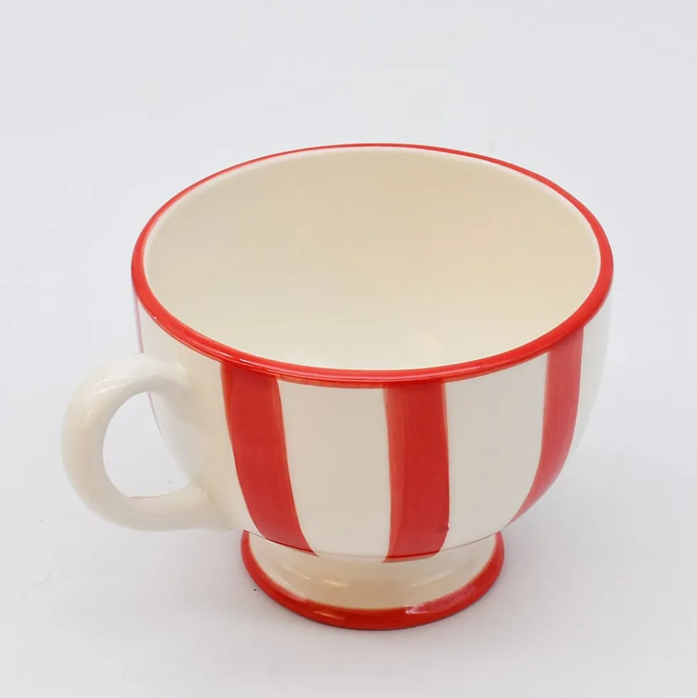 Tasse à pied "Costa Nova Mar" - Rouge
